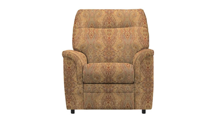 Parker Knoll Hudson Armchair in Baslow Medallion Gold Fabric